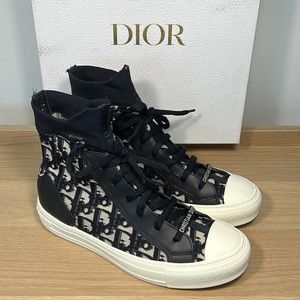 Only tried on Christian Dior J’adior navy blue oblique sneakers Walk’N’Dior 39.5